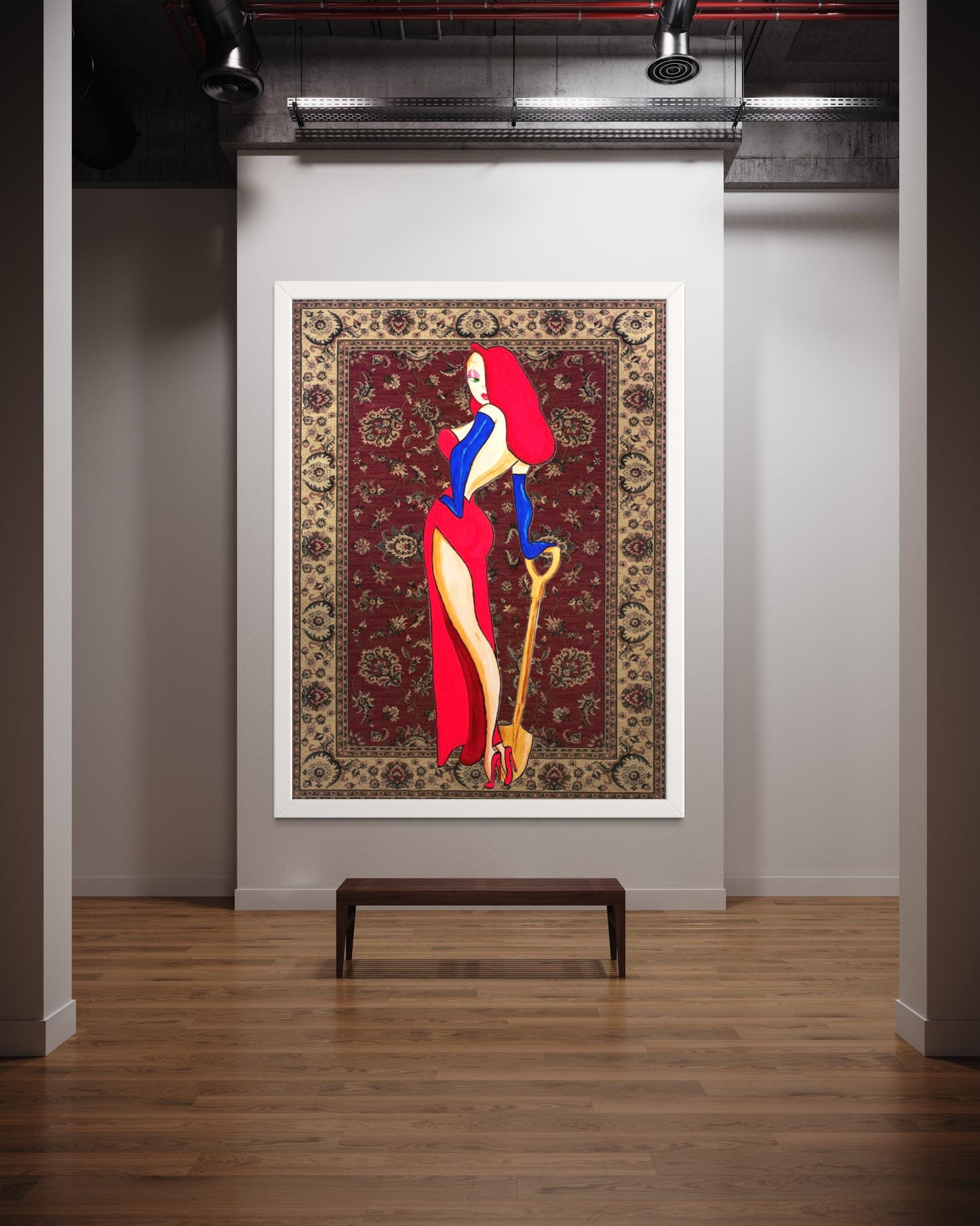 Banksy Jessica Rabbit Pop Art Oil Painting